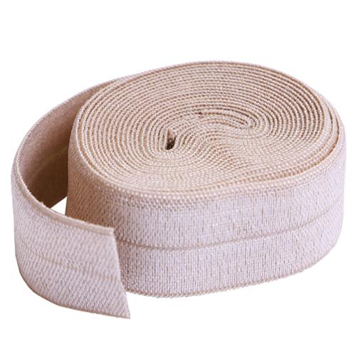 Fold Over Elastic 2yd Natural