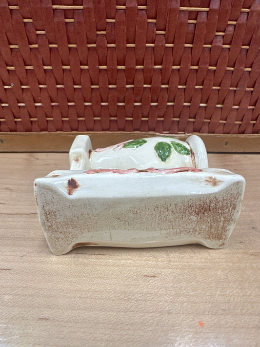 Vintage  Small Porcelain SEWING MACHINE Shaker