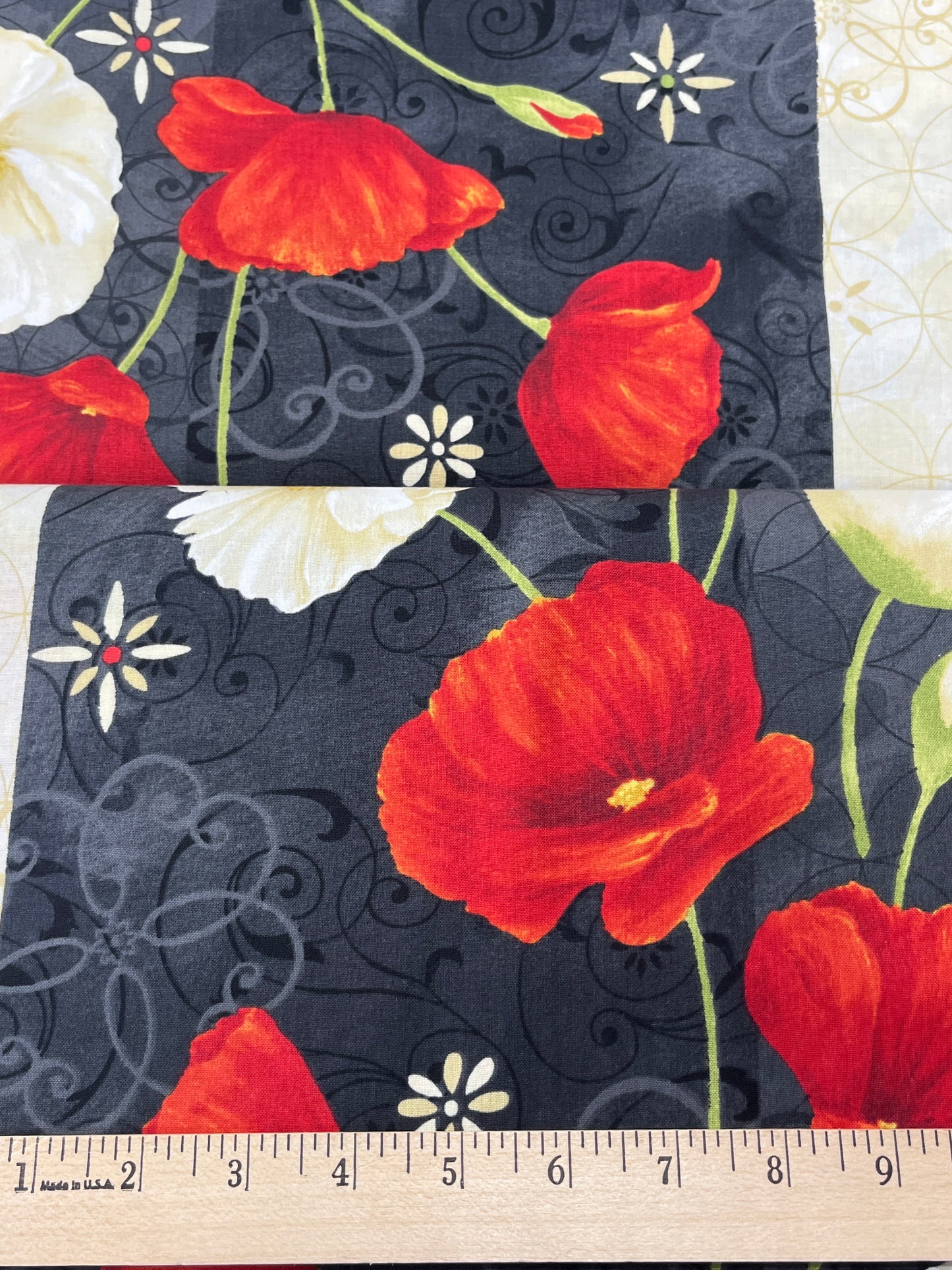 Poppy Celebration-Wide Stripe