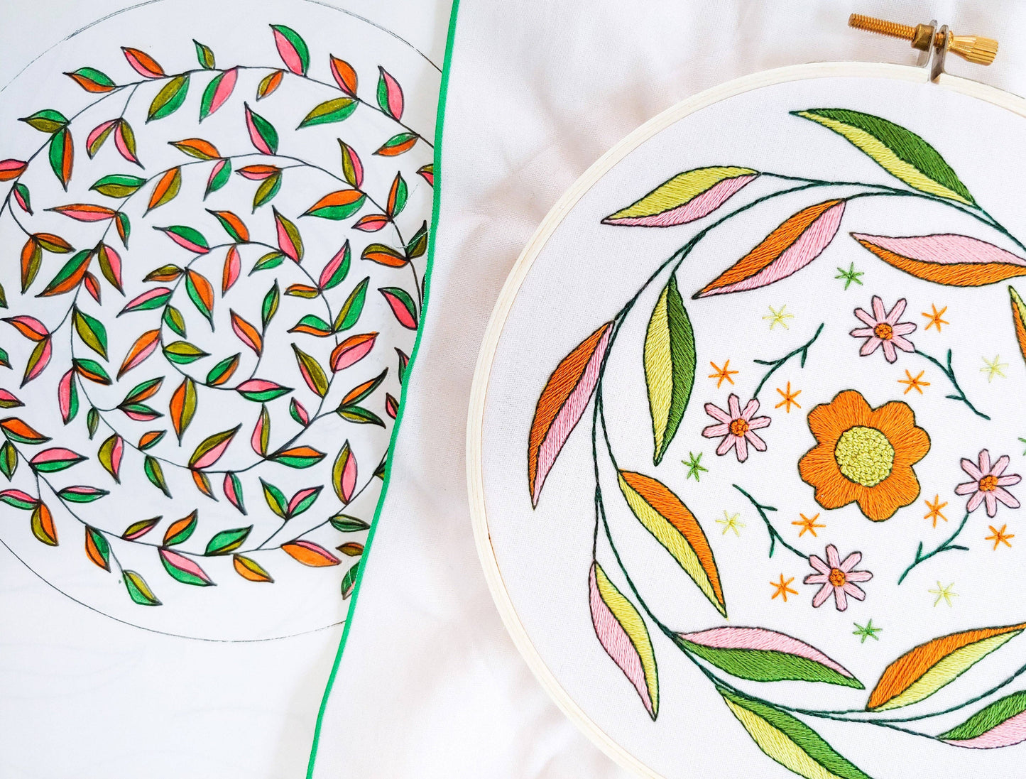 Mellow mood embroidery kit