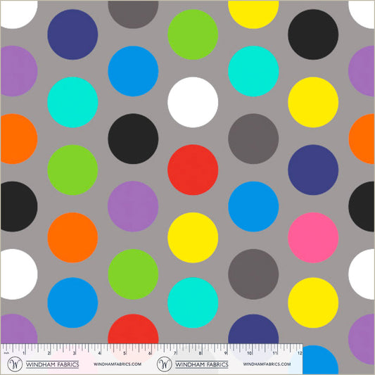 Winterfleece - Prints Dot Winterfleece &ndash; - Grey