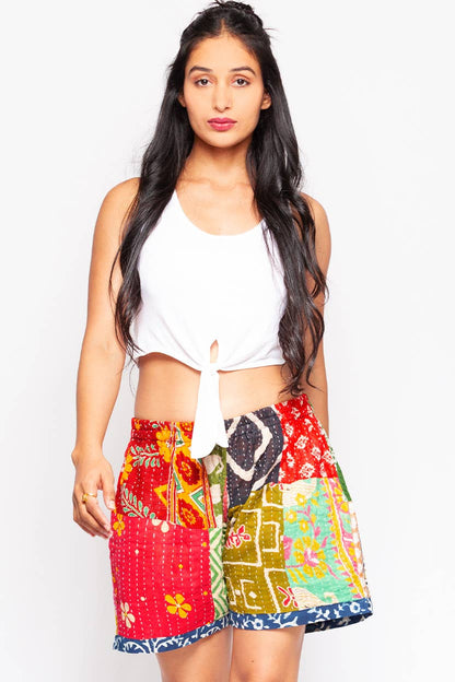 Kantha Shorts