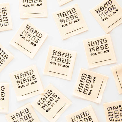 Crafty Handmade By: Organic Cotton Write In Sewing Labels