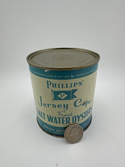 Vintage Phillips Jersey Cape Oyster Tin