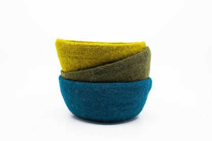 Felt Bowl - Small | Wool Felt Yarn Bowl | Knitting Bowl