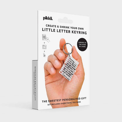 Little Letter Shrink Keyring Kit | Craft Kits | DIY Kits
