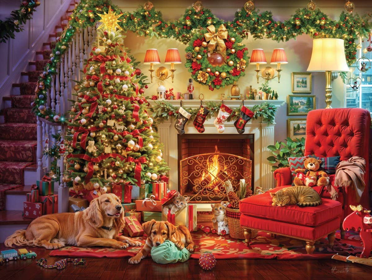 A Cozy Christmas Eve 550 piece