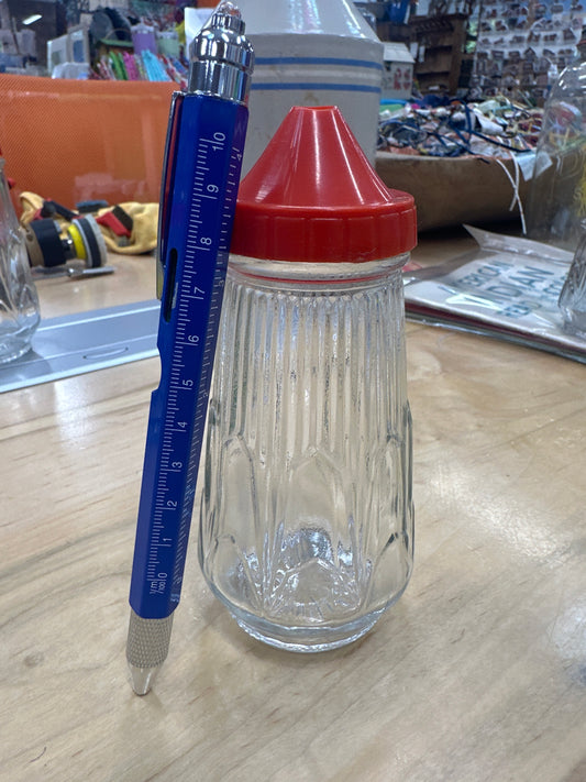 Vintage classic 1940s glass sugar dispenser