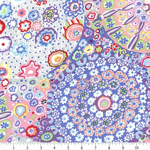 Wideback Fabric 108 - Millefiore - Pastel || Quilt Backs