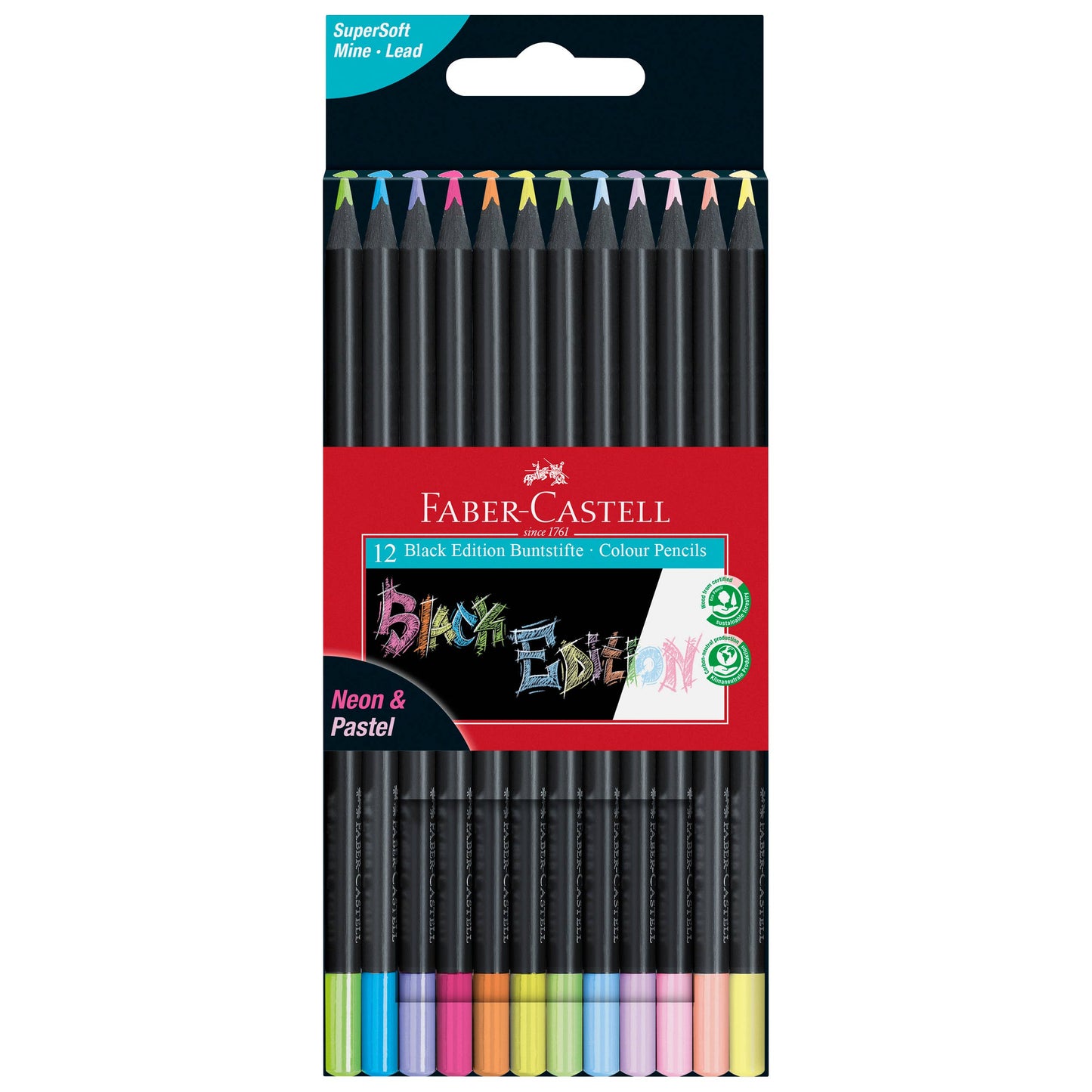 Faber-Castell Black Edition Colored Pencils and Markers