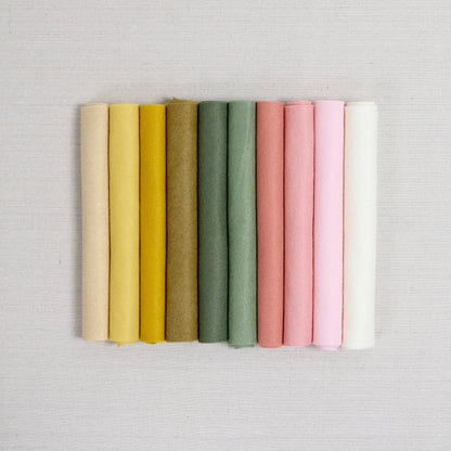 Wool Felt Sheets, Boho Garden