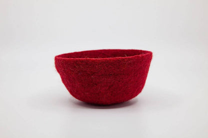 Felt Bowl-Large | Wool Knitting Bowl | Catch-all Home Decor