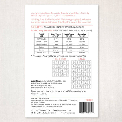 Winged Quilt Pattern