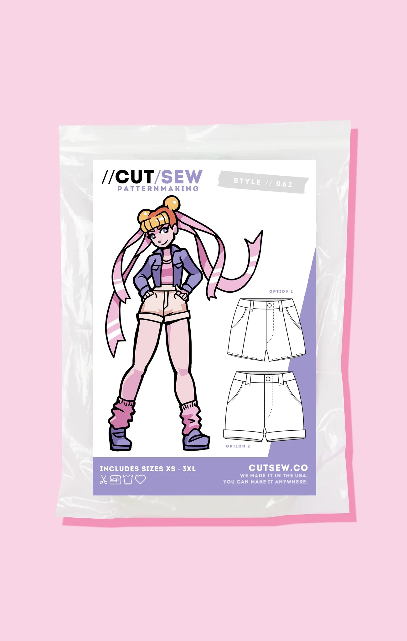 SPLIT SHORTS  - Style 062