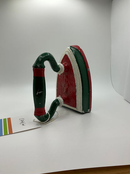 Green Red White Iron Weight