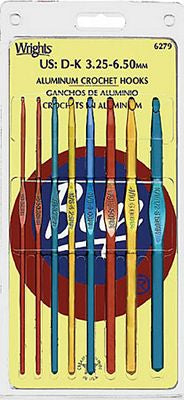 Wrights Boye Aluminum Crochet Hook Kit - 8 Sizes