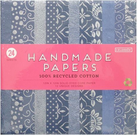Colorbok Handmade Cardstock Pad 12"X12" 24/Pkg
