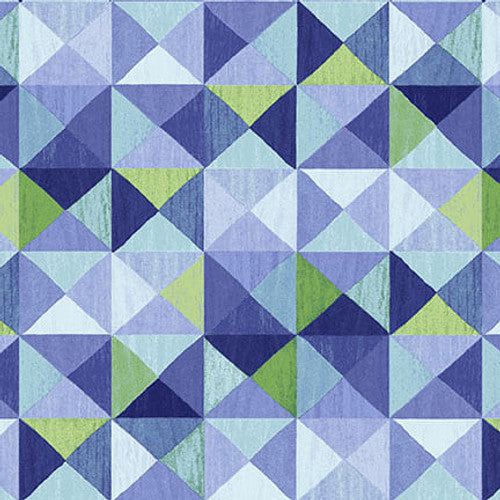 Triangle Texture (Blue)
