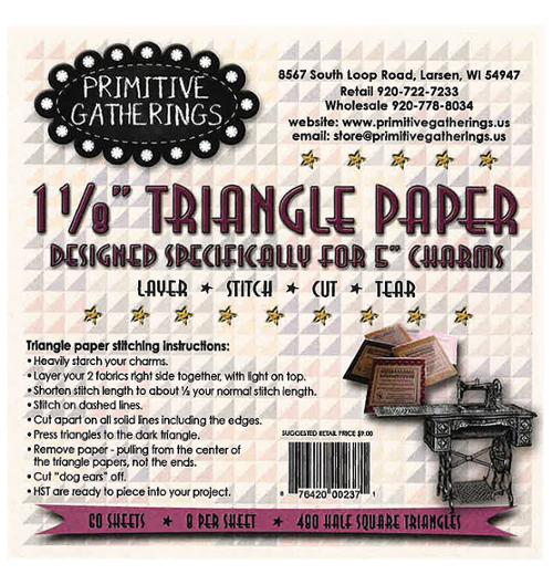 1 1/8 Triangle Charm Paper