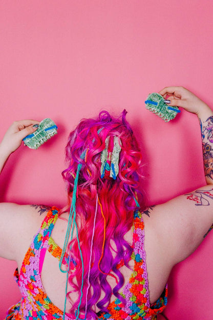 Crochet Yarn Hair Claw