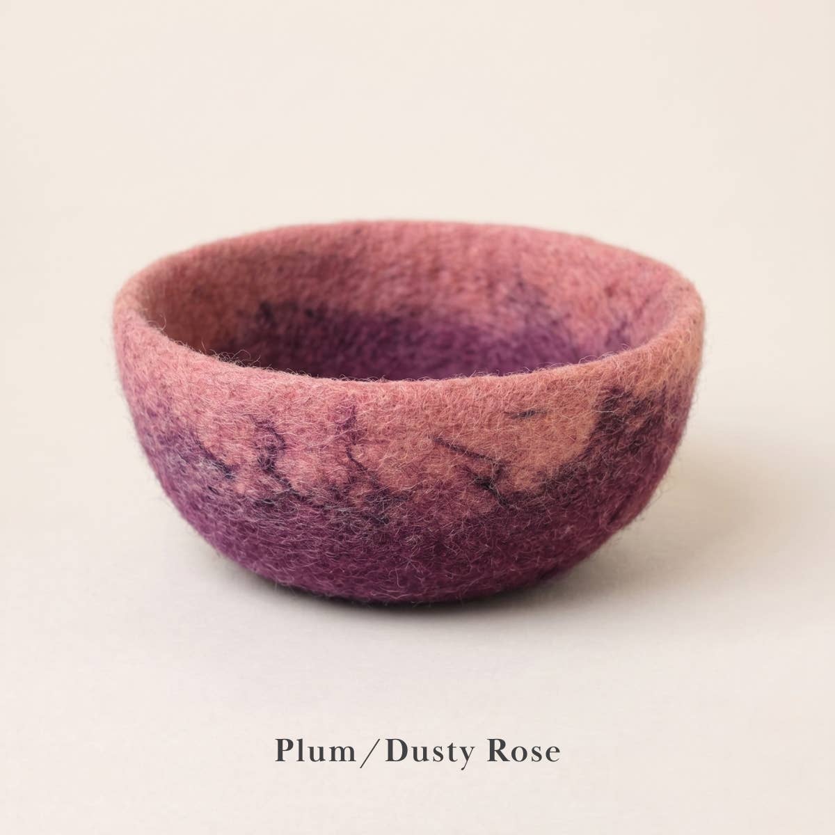 Felt Bowl - Small Ombre | Wool Yarn Bowl | Knitting Bowl