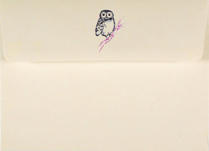 Owl Portrait Note Cards