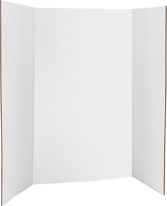 Trifold Poster Board 36" X 48", White Presentation Board