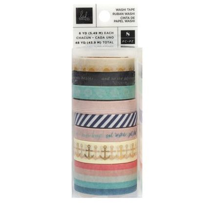 - Heidi Swapp Set Sail Washi Tape Rolls - Set Sail Washi (8 Rolls)