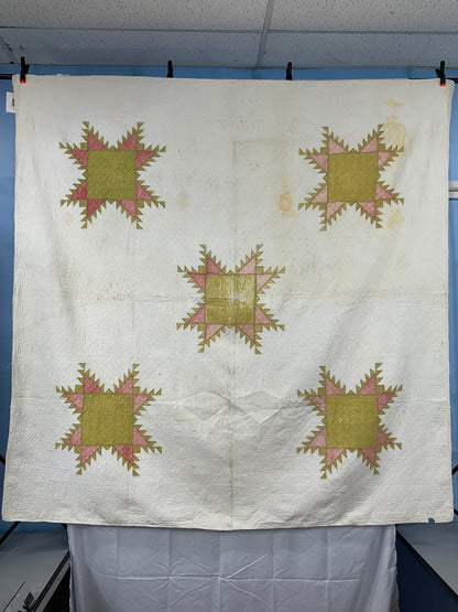 Antique Feathered Star Cutter Quilt