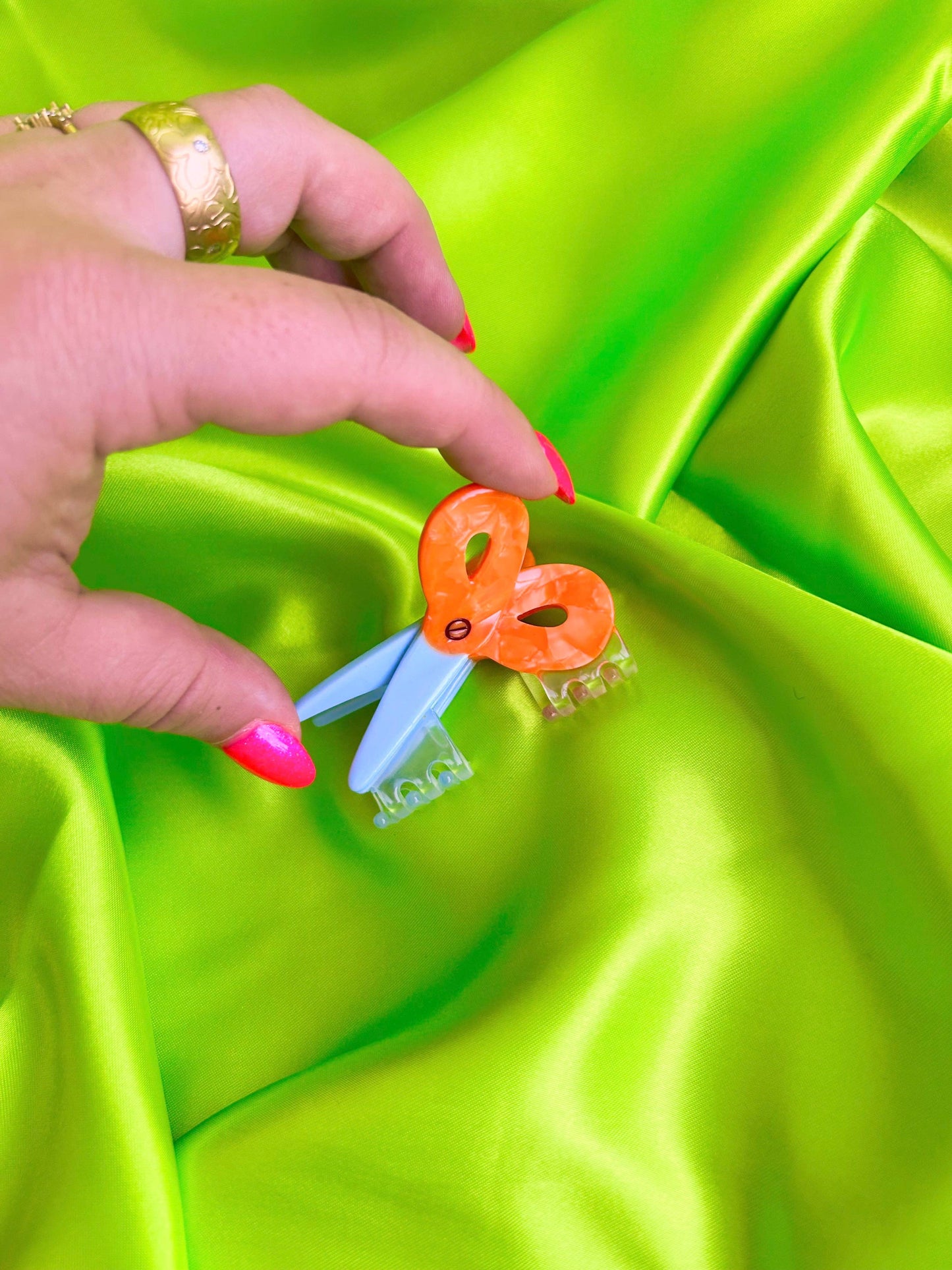 Scissors Hair Claw - Small