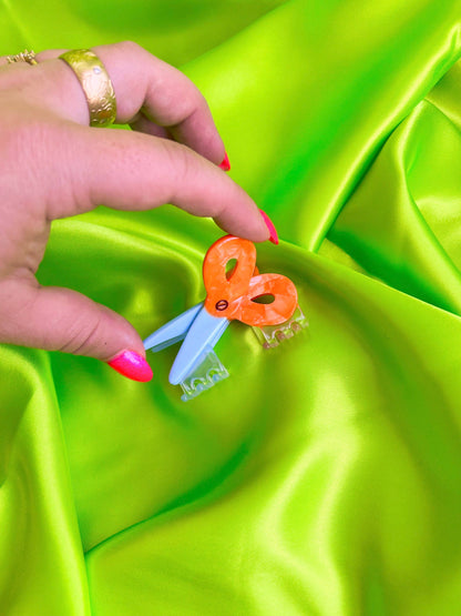 Scissors Hair Claw - Small