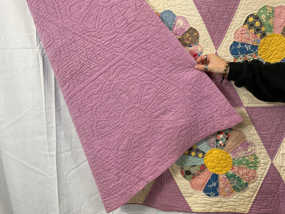 Lavender Dresden Quilt