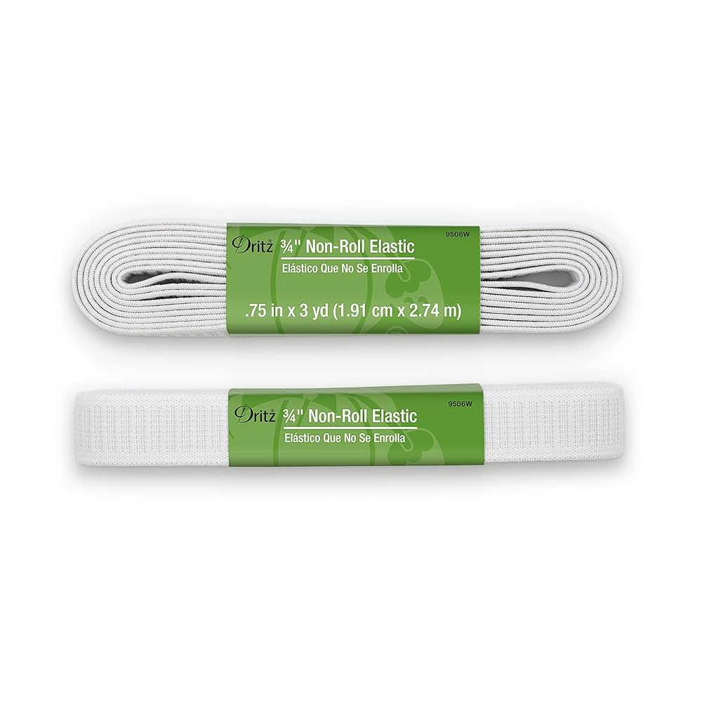 .75 in Non-Roll Elastic (3 yds)