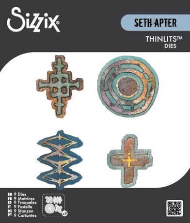 Sizzix Thinlits Die Set 9/Pkg by Seth Apter