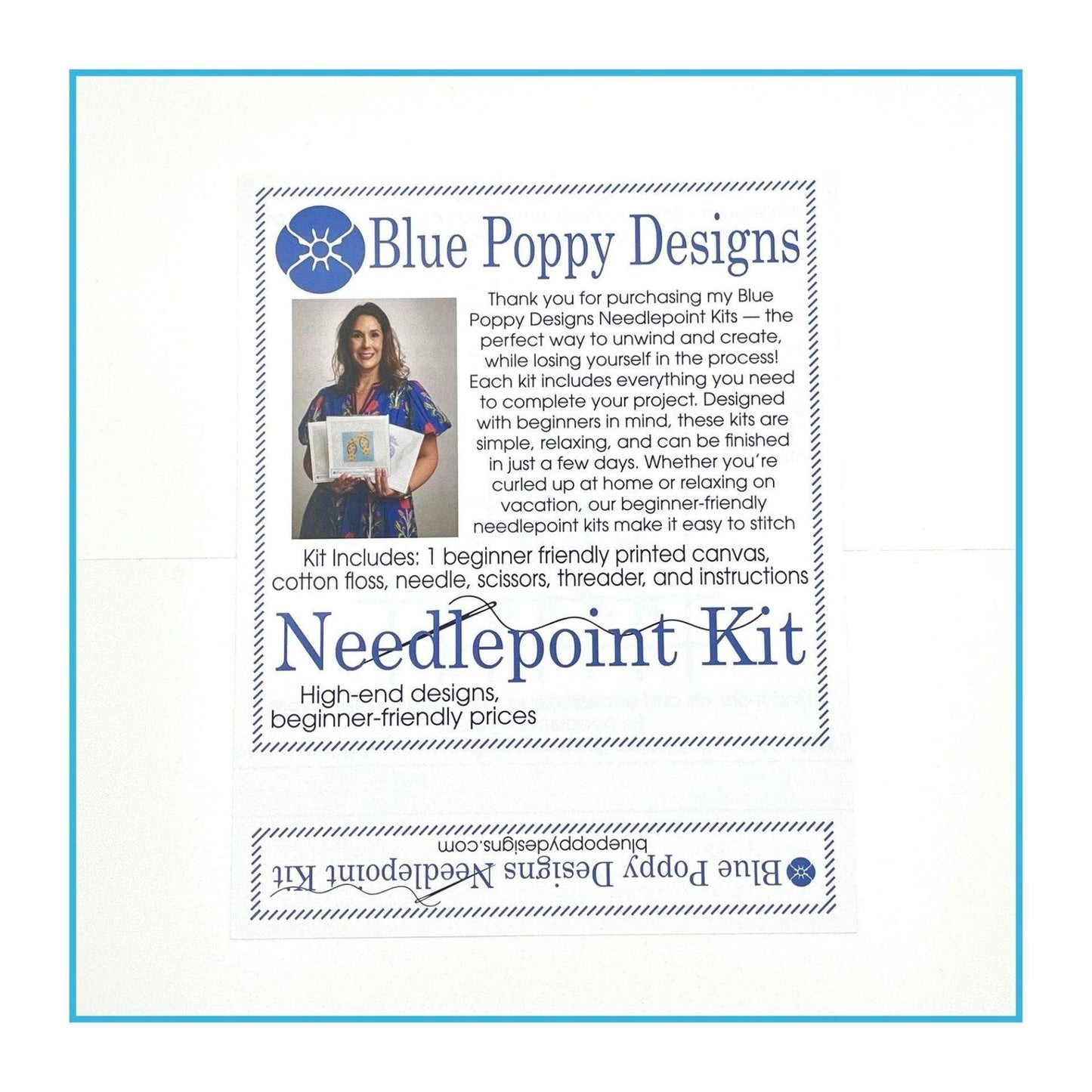 Three Pumpkins Needlepoint Kit