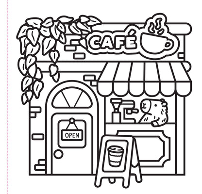 Color Me Comfy Adult Coloring Book