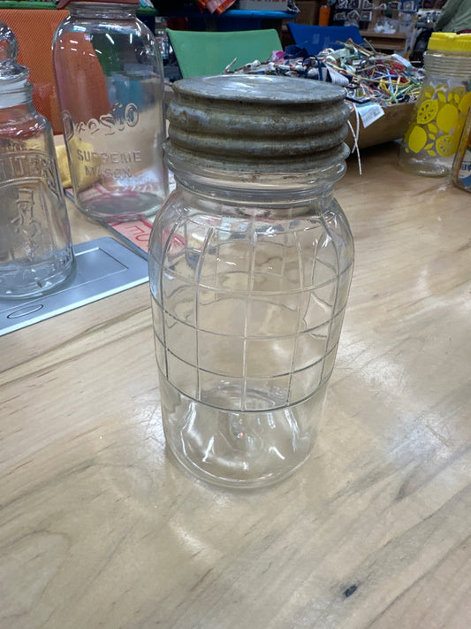 Vintage mason jar - Owens glass?