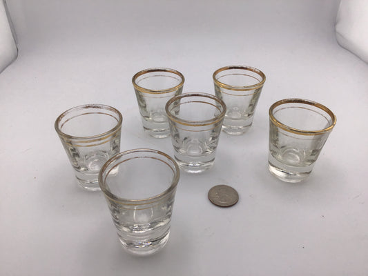 Vintage shot glasses (6)