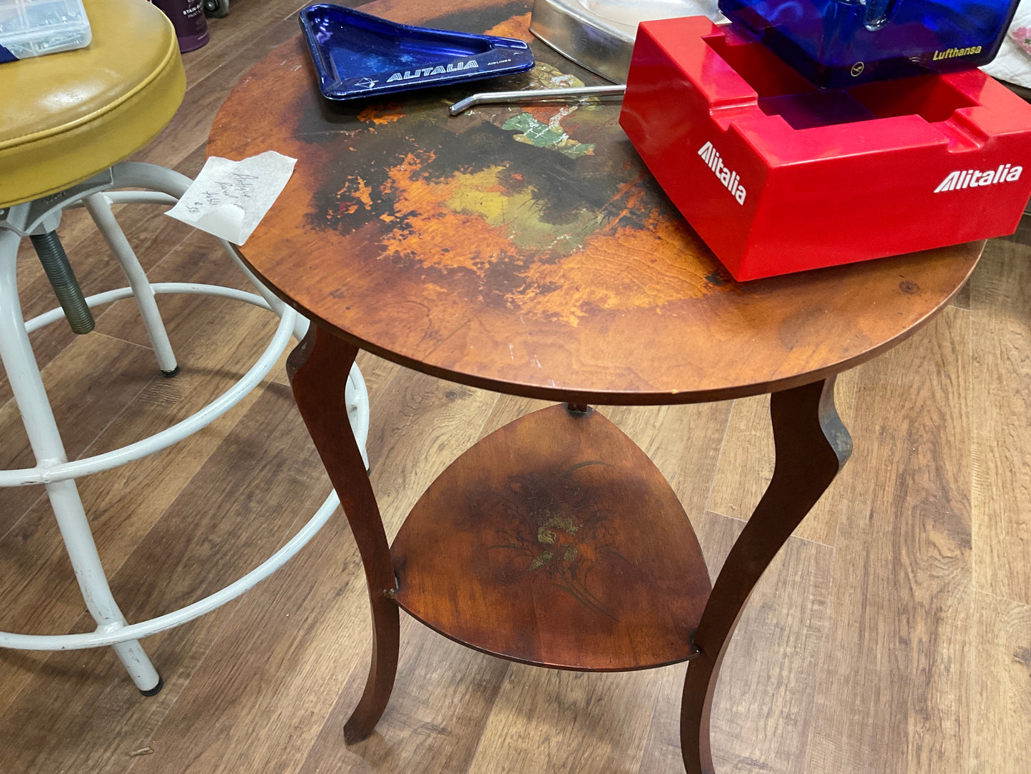 Antique Round Side Table