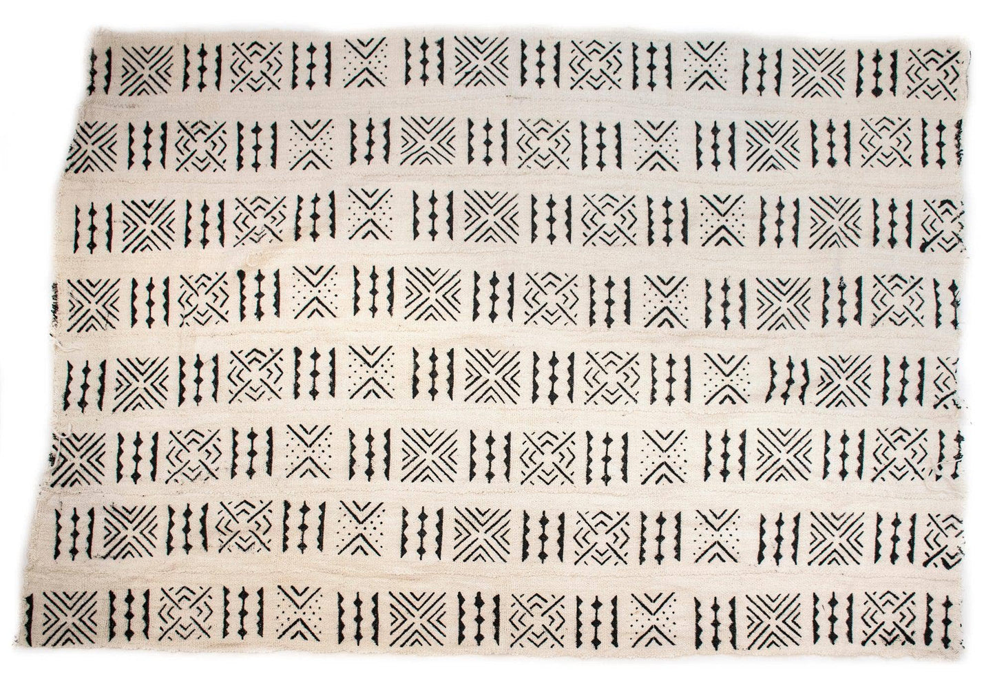White Bogolan Mali Mud Cloth (Target Design)
