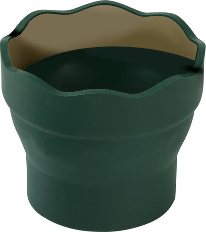 Clic & Go Collapsable Water Cup for Painting, Green