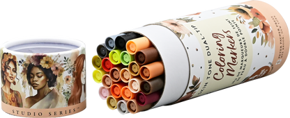 Studio Series Dual-Tip Skin Tone Markers (Set of 24)