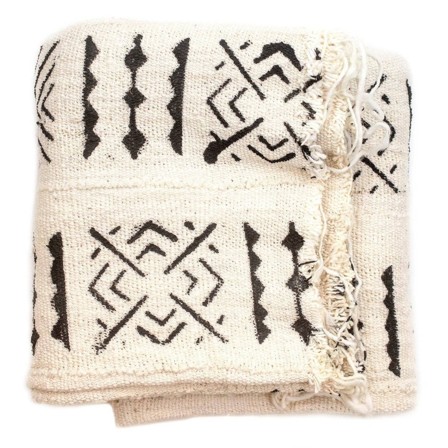 White Bogolan Mali Mud Cloth (Target Design)