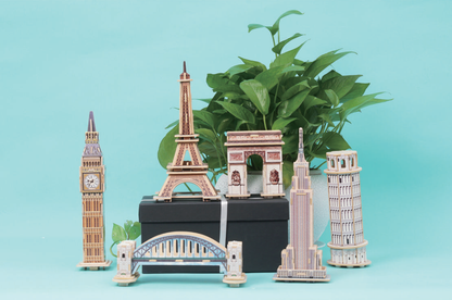 3D Wooden Puzzle: Eiffel Tower