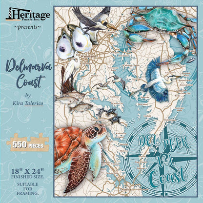 Delmarva Coast 550 Piece Puzzle