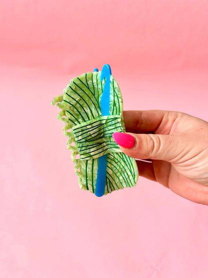 Crochet Yarn Hair Claw