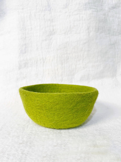 Felt Bowl Pastels-Small | Wool Felt Bowl | Yarn Holder Bowl