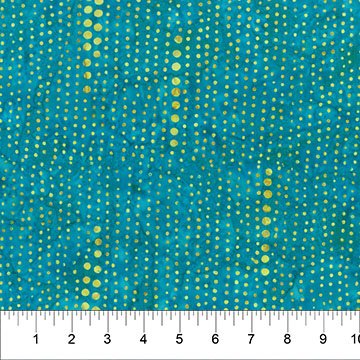 Banyan Boho Spirit Line Dot - Turquoise Batik