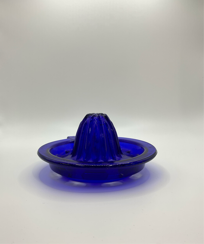 Vintage Cobalt Blue Hazel Atlas Juicer