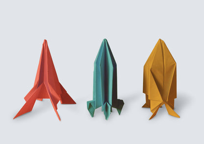 Flying Paper Rockets